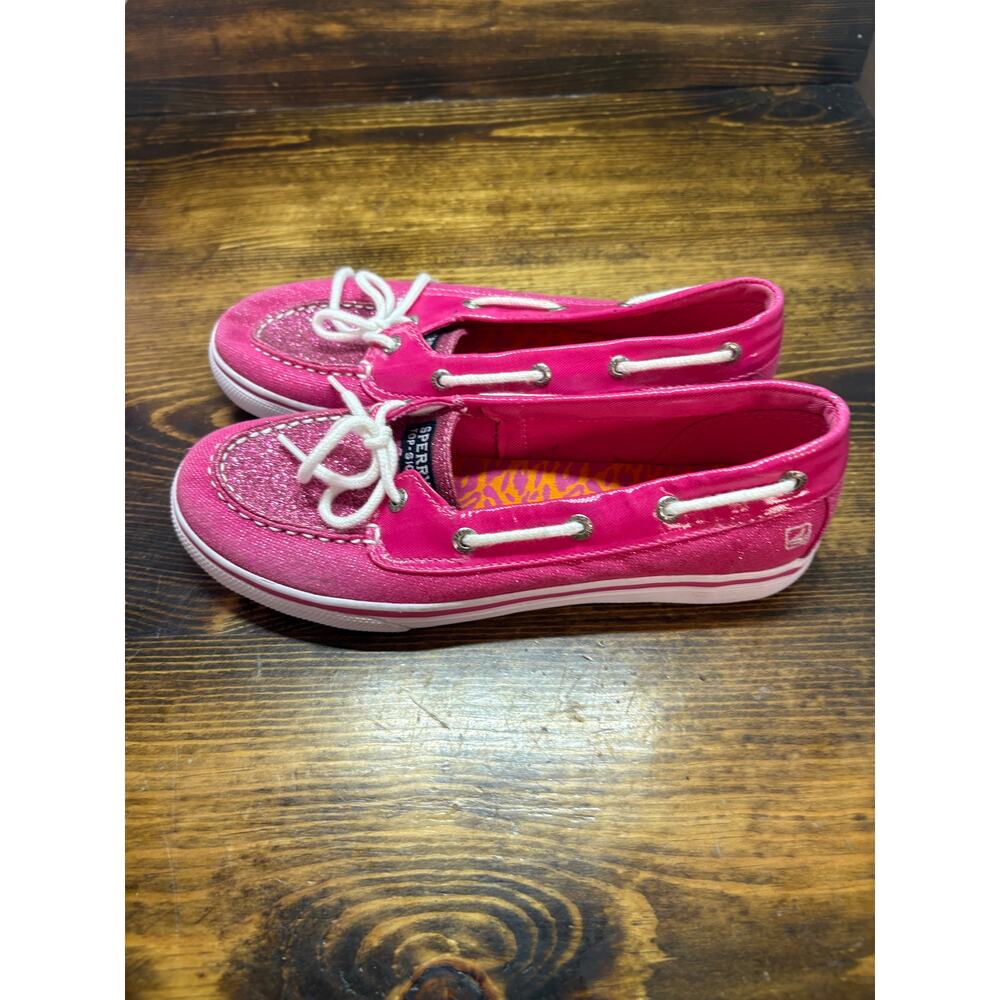 Sperry Pink Sequin Loafers‎ Girls Size 4.5